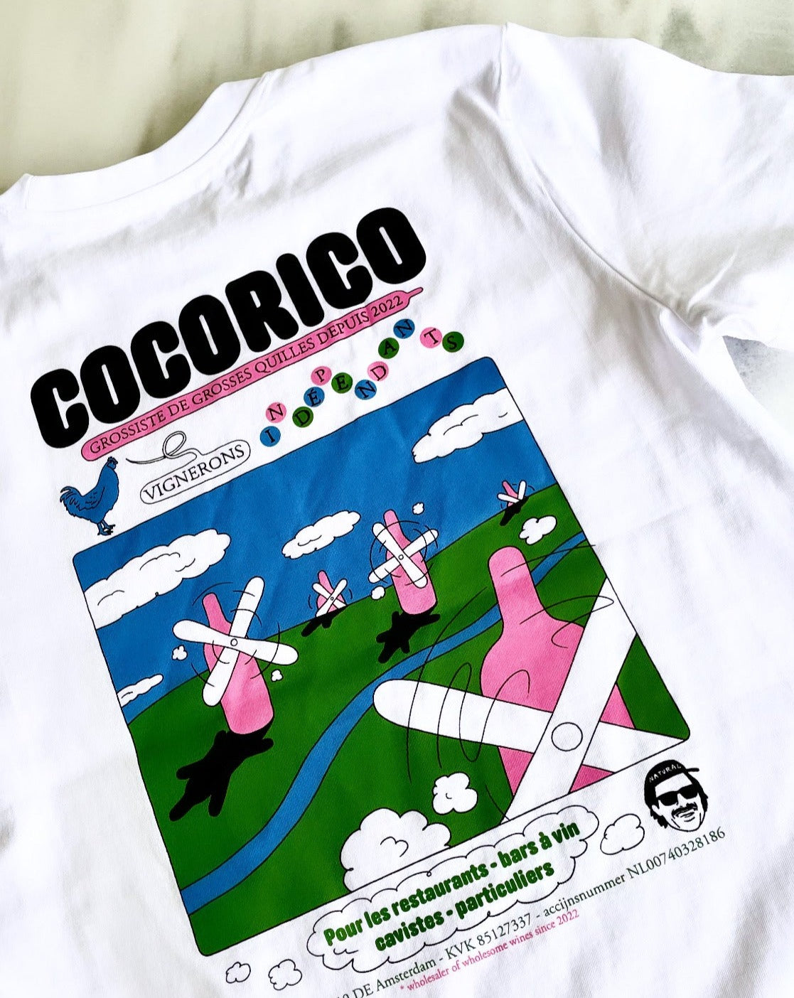 T-shirt Cocorico Moulin